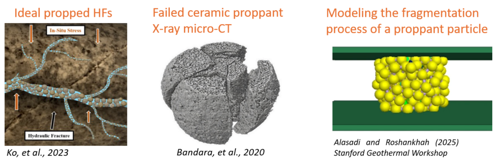 Study THCM effects on the particle crush resistance 